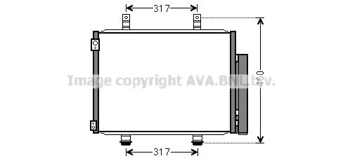 AVA QUALITY COOLING Lauhdutin, ilmastointilaite SZ5133D